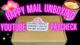$300 YouTube Paycheck + Side Hustle Cash Stuffing | Story Time | Happy Mail