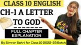 A letter to god class 10 in english|A letter to God|Class 10 English Chapter 1|Class 10 English
