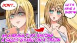 A saucy gyaru was in trouble! Helping her led to us sharing a house [Manga dub]