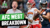 AFC West Breakdown + Training Camp, Watch Your Language! | Fantasy Football 2022 – Ep. 1254