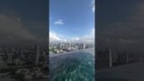 Amazing view at Infinity Pool of Marina Bay Sands Singapore #shortvideo #beautiful #shorts #views