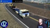 American Truck Simulator COMIN CLOSE TO DEATH driving kishadowalker Peterbilt 352