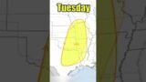 Another Severe Weather Outbreak Starts Monday!! #Shorts #SevereWeather