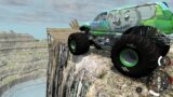 BeamNG Drive – CRD MONSTER TRUCK VS LEAP OF DEATH MAP #2 TRUCK JUMP DOWN | Game Video Clips (GVC)