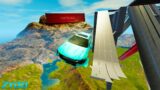 Big & Small Cars VS Mega Ramp Death Fall In BeamNG Drive