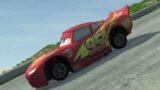 Big & Small Lightning Mcqueen vs DOWN OF DEATH – BeamNG Drive