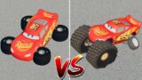 Big & Small Monster Truck Tow Lightning Mcqueen vs Mcqueen Police & Tow Mater vs DEATH CLIP 6 BeamNG