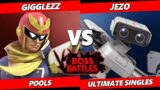 Boss Battles: Phase 1 – Gigglezz (Captain Falcon) Vs. Jezo (ROB) SSBU Ultimate Tournament