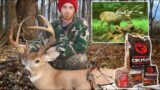 Bowhunting a MONSTER 155" 8-Point Buck! – EXPERIMENT: Is Jurassic Crushed Mineral Rock a Scam?