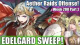 Brave Edelgard Sweeps Vault of Heavens Defense! | Aether Raids – Week 200 Part 2 [FEH]