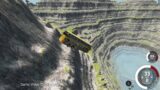Buses vs Leap of Death Map #1, Beamng Drive Bus Crash, Jumping off a Huge Cliff
