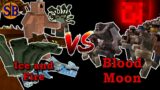 Can Ice and Fire survive A Blood Moon in a Zombie Apocalypse | Minecraft Mob Battle