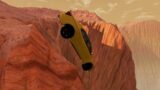 Car Vs Massive Desert Death Jump #4 | BeamNG.Drive