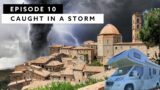 Caught in a Storm in Volterra