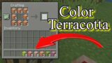 Color Terracotta. How to make it. Minecraft crafting. Craft recipes.200