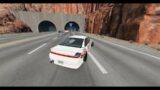 DEATH ROCKPOINT! RETRACTABLE POSTS VS RIDERS   BeamNG drive