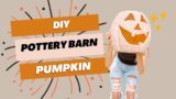 DIY pottery barn terracotta pumpkins