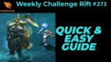Diablo 3: NA Challenge Rift #273 – Quick & Easy Guide – Maps & Everything you need for a quick time!