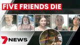 Driver Tyrell Edwards arrested following fatal crash at Buxton that killed 5 teenagers | 7NEWS