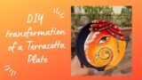 Easy Ganpati Art | Terracotta plate transformation | DIY Decor #Shorts