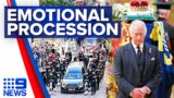 Emotional procession of Queen Elizabeth II in Edinburgh | 9 News Australia