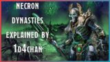 Every Necron Dynasty Explained By 1d4chan