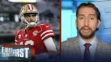 FIRST THINGS FIRST | Nick Wright predicts Jimmy G is best starting QB for 49ers to win Super Bowl