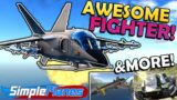 Fighter Jet DESTROYS Everything It FIGHTS! – Simple Planes