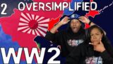 First Time Watching WW2 – OverSimplified (Part 2) | Asia and BJ React