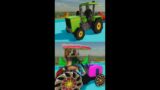 Four Tractors with Farming 22 Not Available to Anyone #shorts | Lego Tractor and Minecraft Tractor