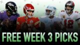 Free NFL Picks and Predictions (Week 3) | NFL Free Picks Today | THE LINES #227