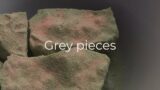 Grey Broken pieces / Very Dusty / Powdery / Gym Chalk / ASMR