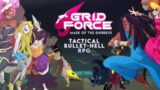 Grid Force – Mask Of The Goddess – PC gameplay – Real time tactical bullet-hell RPG