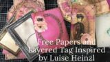 Happy Easter – Free Papers + Tag Project Inspired by Luise Heinzl