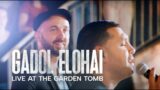 Hebrew & Arabic! HOW GREAT IS OUR GOD (GADOL ELOHAI) LIVE at the GARDEN TOMB, Jerusalem