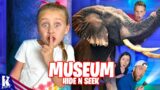 Hide and Seek INSIDE the Smithsonian Museum / K-City Family