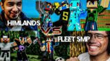 Himlands Vs Fleet Smp | Which One Is Best #shorts #yessmartypie #himlands #gamerfleet #fleetsmp