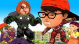 Home Alone : Papa Nickbuster Vs Chuckyhulk Save Smart Son Nick & Doll Squid Game – Scary Teacher 3D