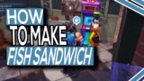 How to Make Fish Sandwiches and Crudites In Disney Dreamlight Valley