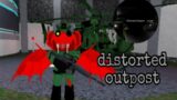 How to escape distorted outpost in piggy the Hidden text | Roblox