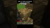 How to make automatic armor equipper | Gaming Pi | #minecraft #shorts