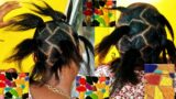 How to make broken tiles braids design #puzzlebraid