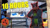 I played hardcore Rust for 10 hours while solo