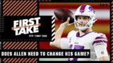 Josh Allen DOES NOT have to run to be successful! – Stephen A. | First Take