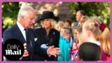 King Charles III and Queen Consort Camilla meet crowds in Wales for first time since coronation