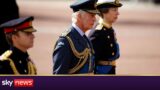 King Charles follows Queen's coffin to Westminster Hall