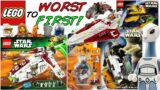 LEGO Worst to First | ALL LEGO Star Wars Episode 2: Attack of the Clone Sets!