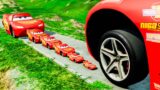 Lighting Mcqueen Crashes – Cars on The Road of Death – BeamNG.Drive