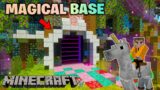 Magical Base In Minecraft | Minecraft Mods | In Telugu | THE COSMIC BOY
