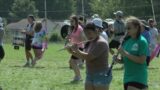 Marching band beats the heat